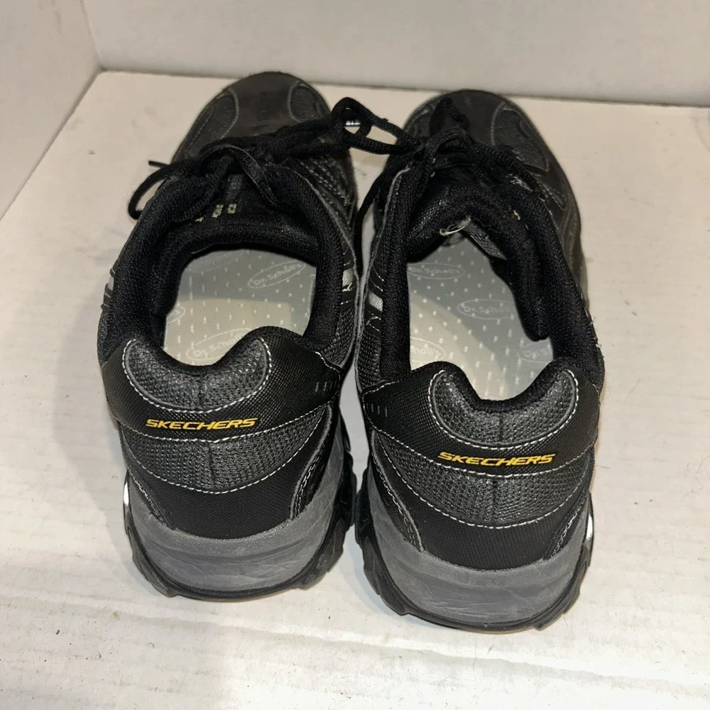 Skechers Sport After Burn M. Fit Shoes Mens‎ Size 12 Black 50125